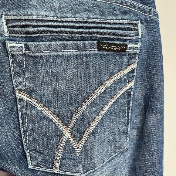 Y2K William Rast Distressed Flare Jeans Size 28 - Picture 8 of 16